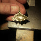 Gold and diamond carp pendant, carp fishing necklace, ideal fishermans gift. Hand made to order. © Adrian Ashley